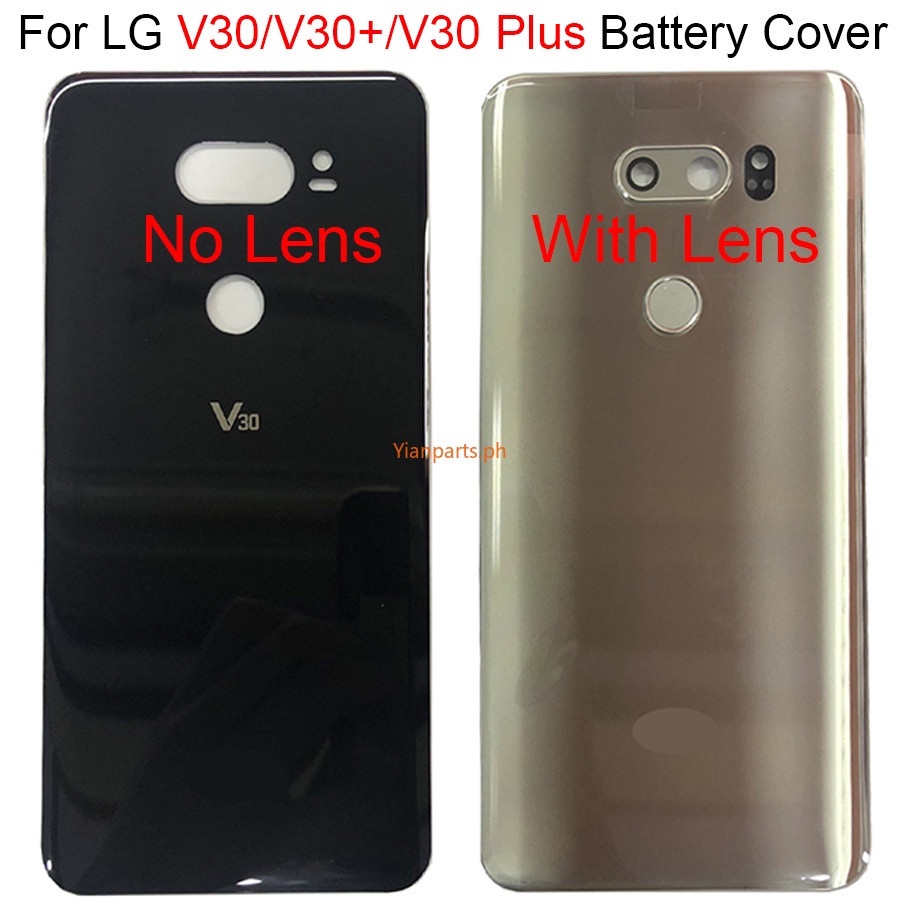Yian-For LG V30 Ốp điện thoại Cửa Kính Phía Sau Nhà Ở Cho LG V30 Plus V30 + Ốp điện thoại H930DS VS9