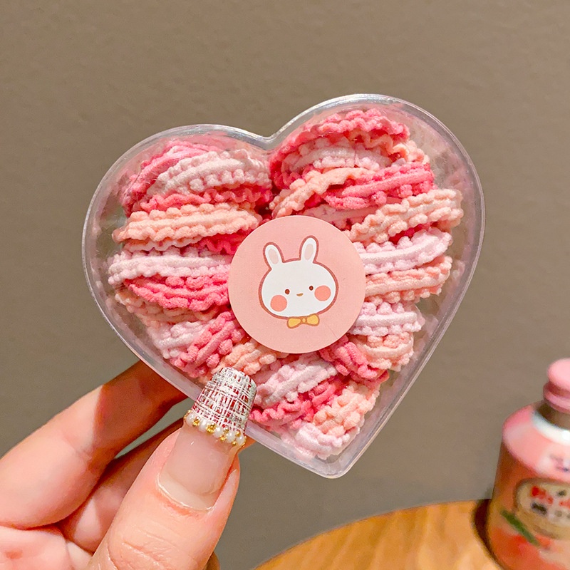 Dây Buộc Tóc Cao Su Co Giãn Phối Ren Nhiều Màu Phong Cách Mới 2023 Cho Bé Gái