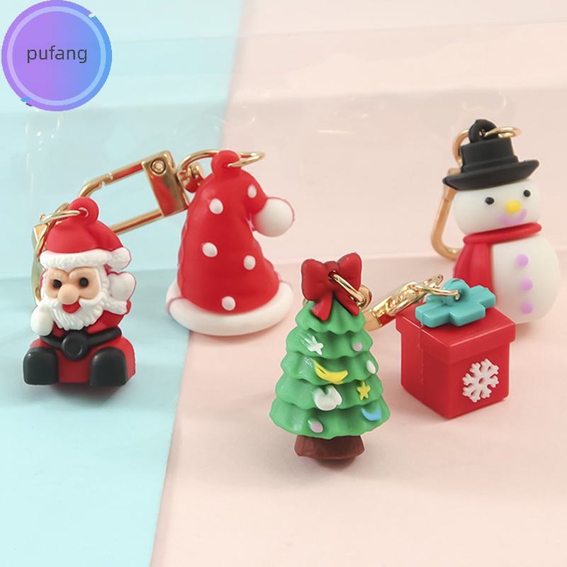 Pufang Móc Khóa Hình Ông Già Noel Găng Tay Dễ Thương vn