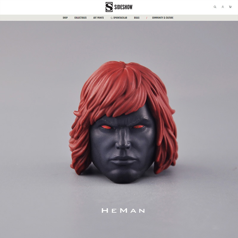 Sideshow Mô Hình Đầu Nhân Vật x-men Nam Châm Tỉ Lệ 1 / 6