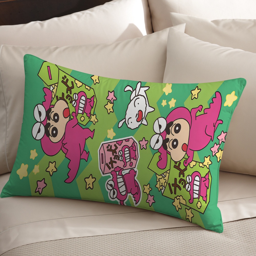 Vỏ Gối polyester Hình Chữ Nhật In Hình shin-chan nohara shinnosuke Trang Trí Nhà Cửa