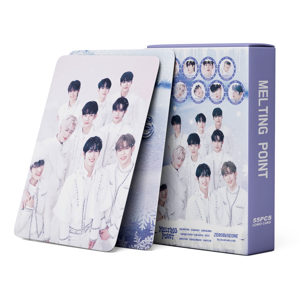 Set 55 Tấm Ảnh lomo card zerobaseone meling point