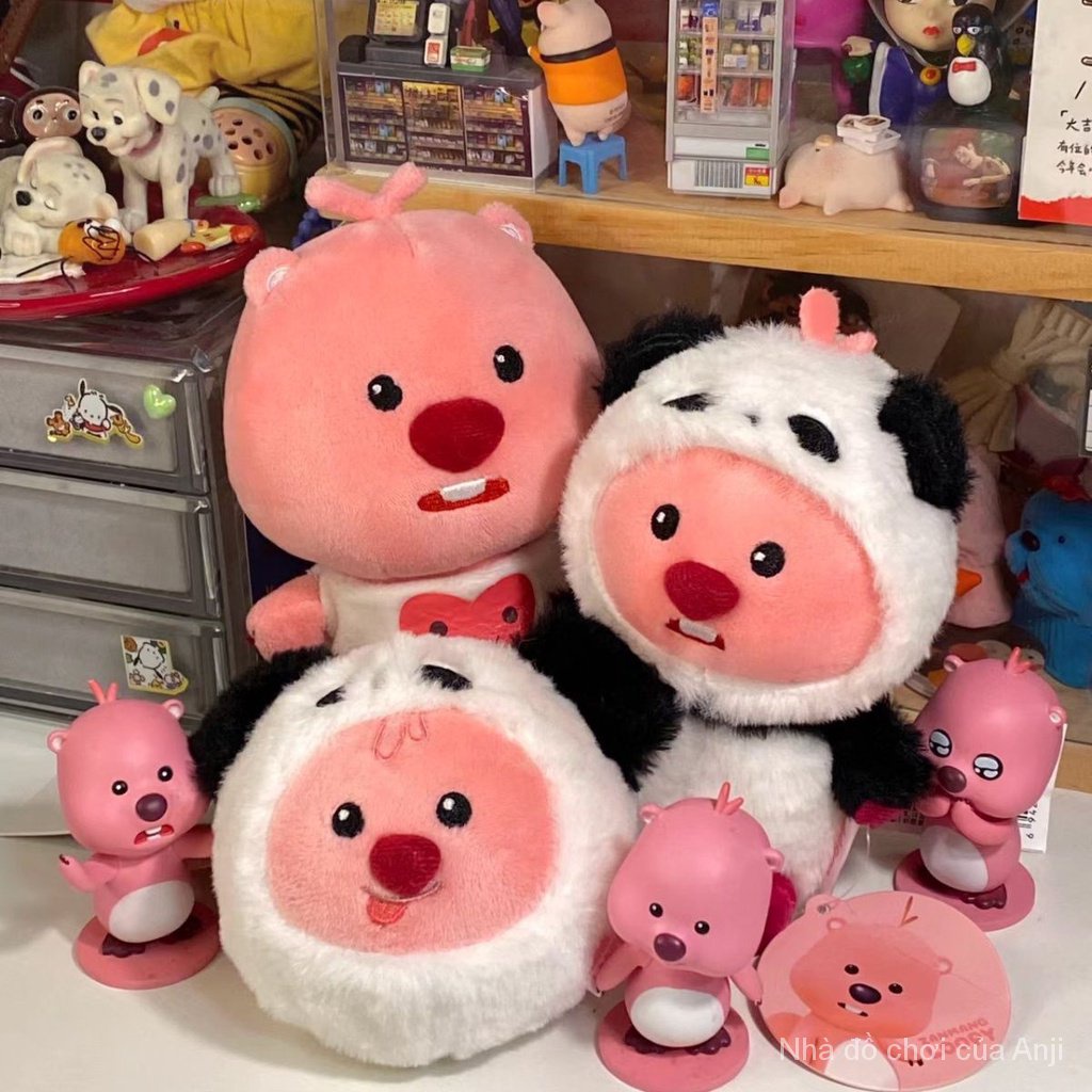 Búp Bê Nhồi Bông Hình Bé ruby Mặc Quần Áo Dễ Thương