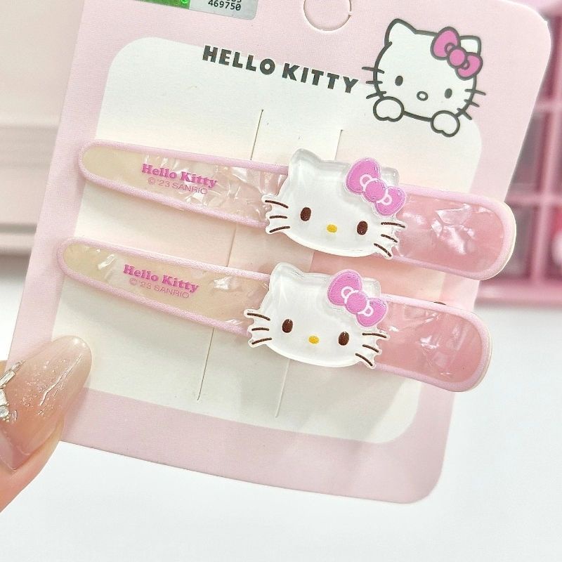 Kẹp Tóc Hình Mèo kitty Dễ Thương Phong Cách Nhật Bản