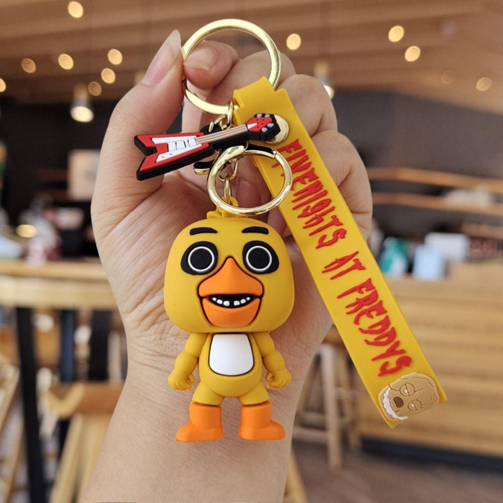 Lanfy Móc Khóa Silicon Hình five nights at Freddy 'S Dễ Thương