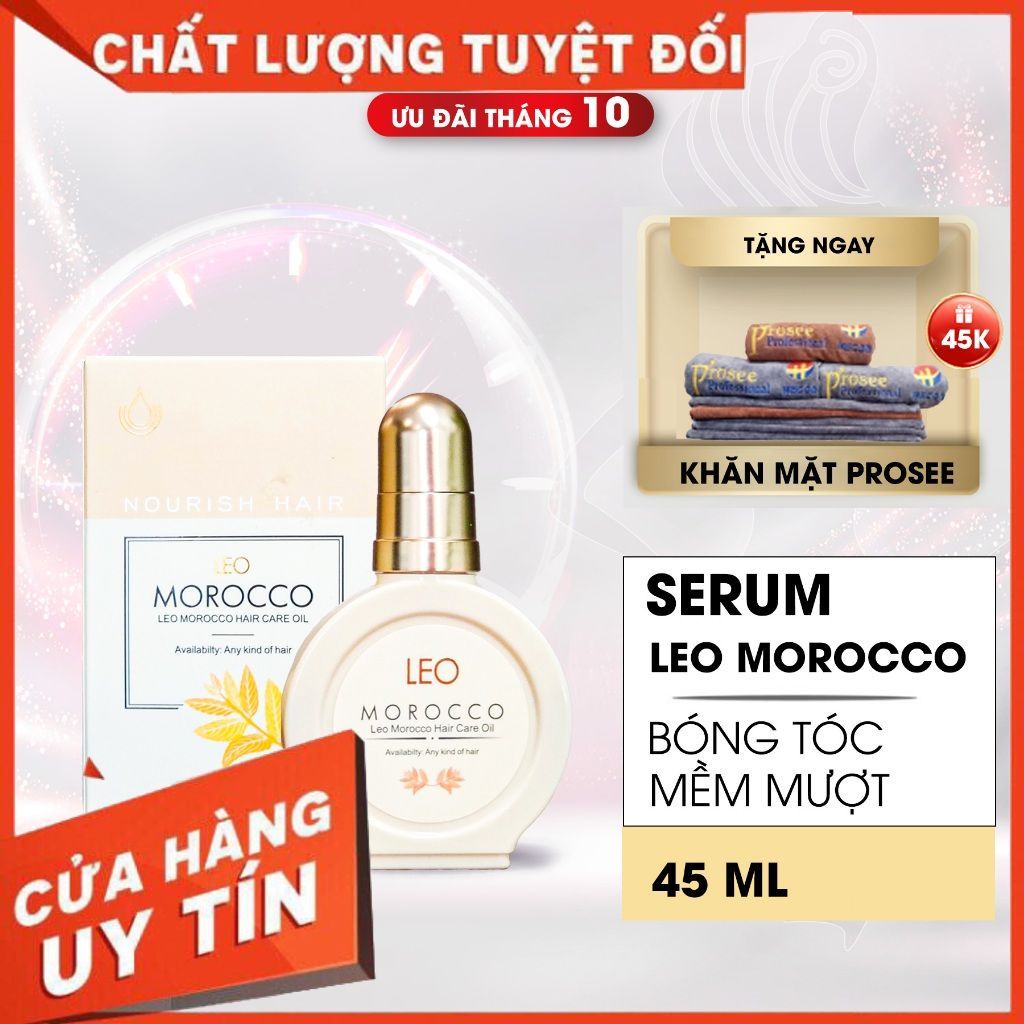Tinh Dầu Dưỡng Tóc LEO Prosee Morocco Hair Care Oil 45ml