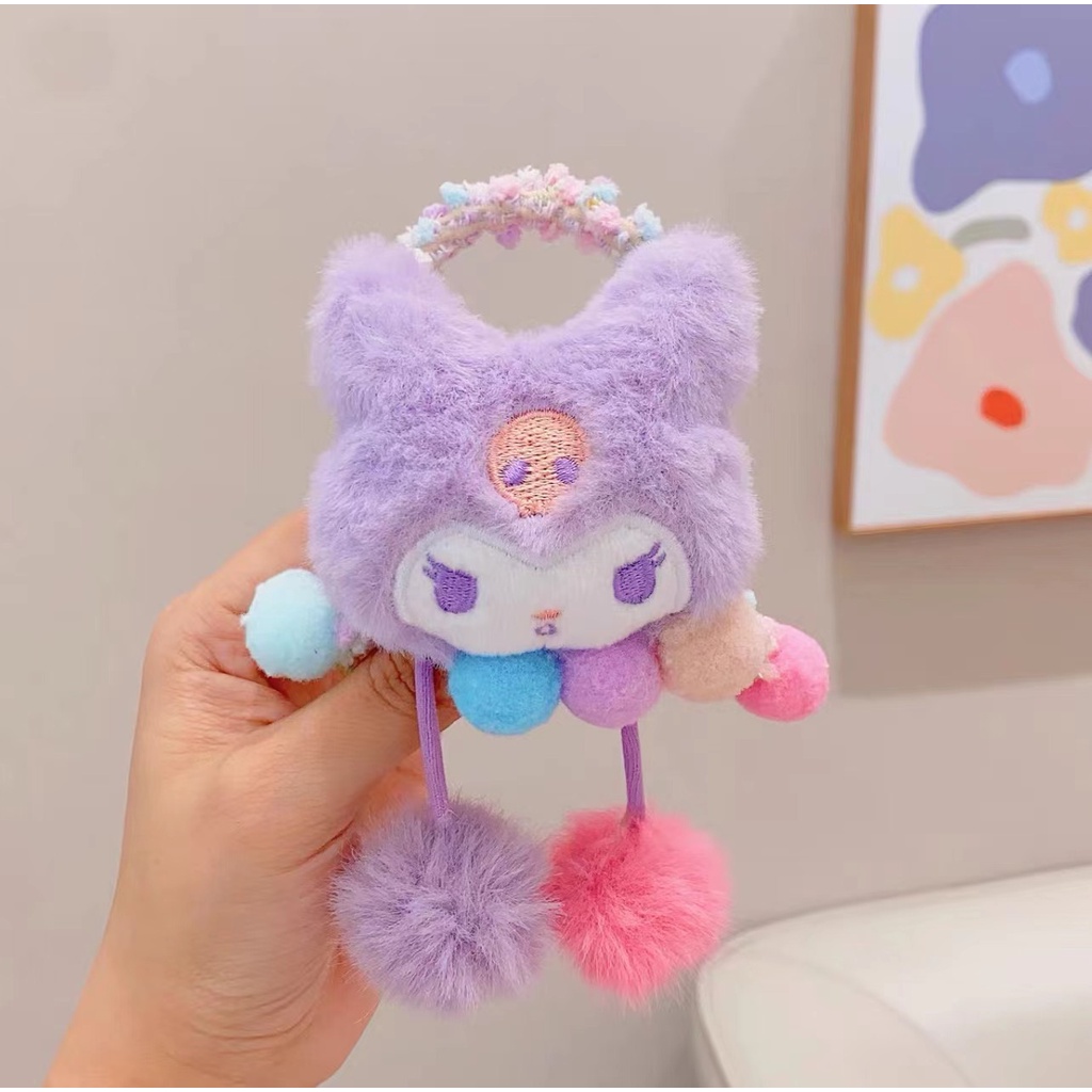 Dây Buộc Tóc Cao Su Phủ Lông Nhung Dễ Thương Xinh Xắn 2023