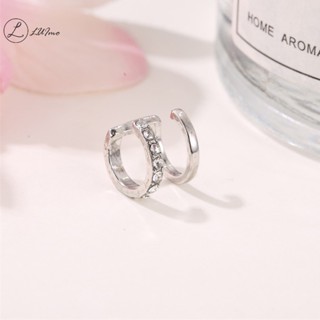  Luimo Khuyên Kẹp Vành Tai Hình Chữ u Đính Đá Đơn Giản Thời Trang Cho Nữ 