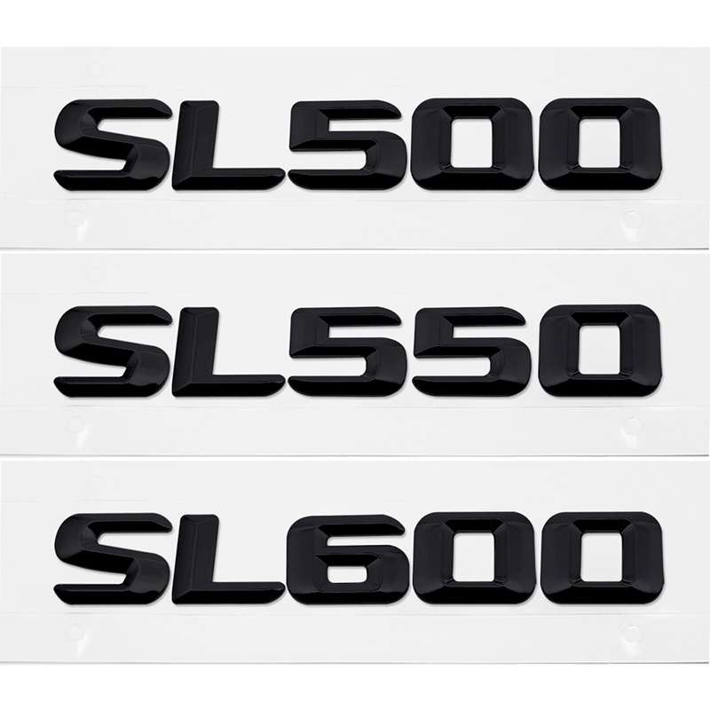 Đề Can 3d Dán Trang Trí Đuôi Xe Hơi mercedes benz sl350 sl400 sl450 sl500 sl550 sl600