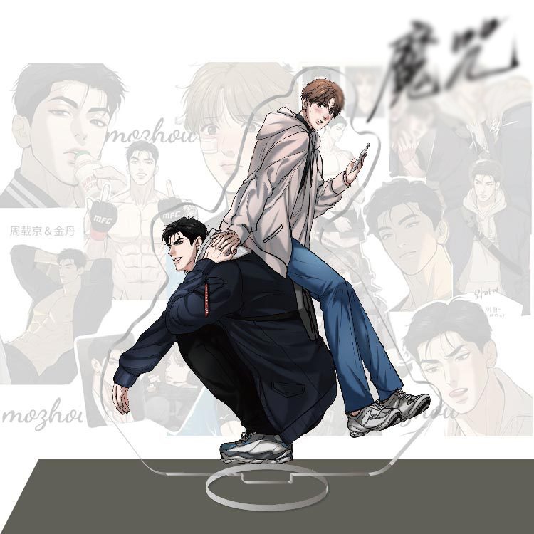 Mô hình Standee NGƯỜI TÌNH CỦA JINX ver ÔM BL anime chibi tượng acrylic mica trong tượng trang trí độc đáo