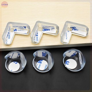 Bịt góc bàn, bọc cạnh bàn kính, cạnh tủ vuông bằng silicon an toàn cho bé -L.H Store