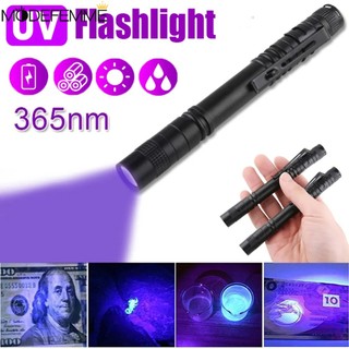 Đèn pin mini ánh sáng tím / đèn pin led tím dạng kẹp thiết kế di động cho bò cạp / máy dò tia uv 395nm