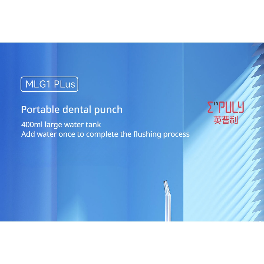 Máy tăm nước enpuly mlg1 Plus bình nước siêu lớn chỉ nha khoa 400ml dụng cụ-Mi grand