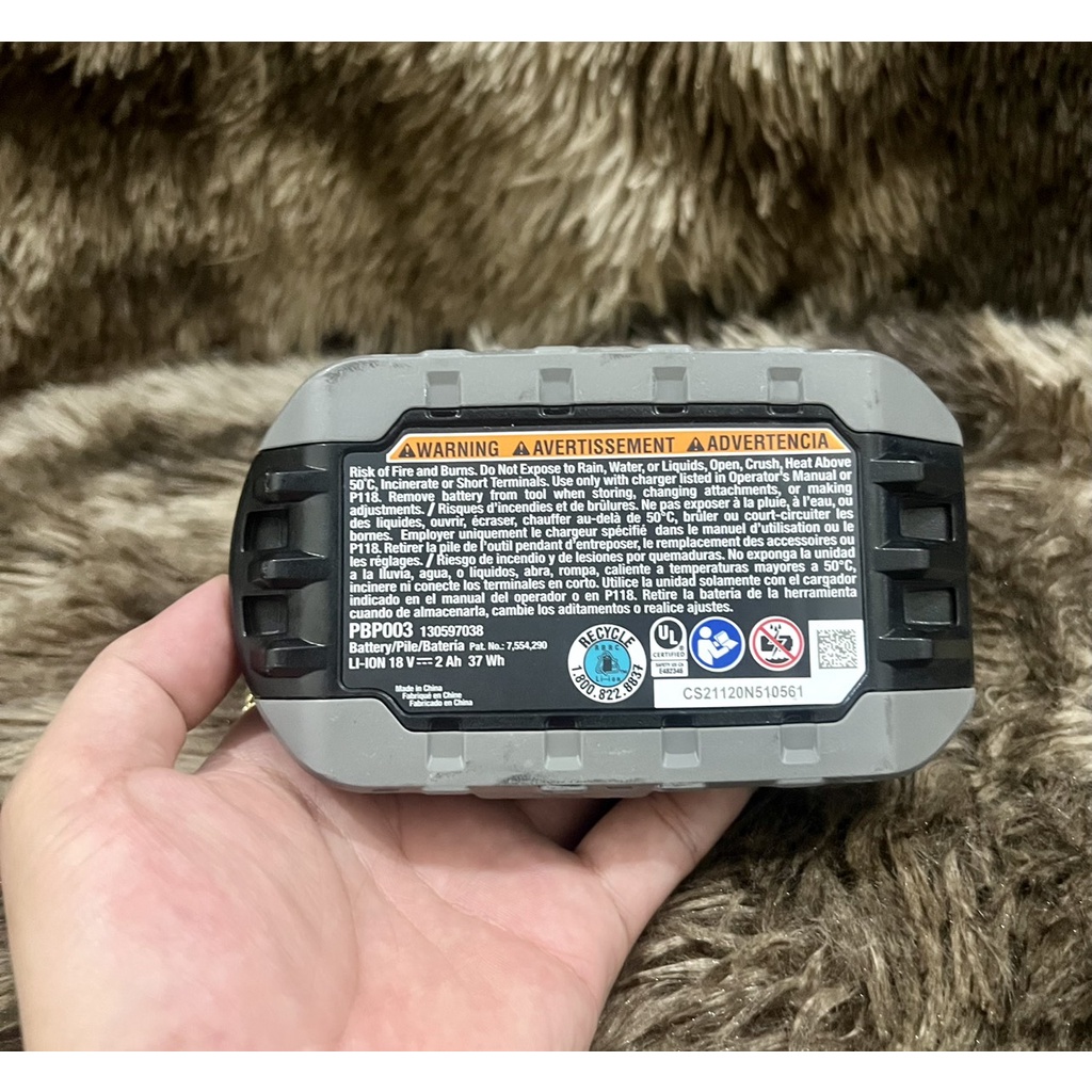 Pin Ryobi ONE + HP 18V có báo pin , like new đẹp.