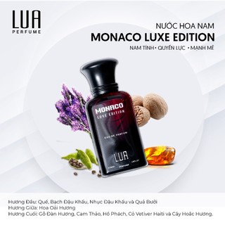 [sẵn hàng] [Chính Hãng] Nước Hoa Nam Monaco Luxe Edition 50ml LUA Perfume