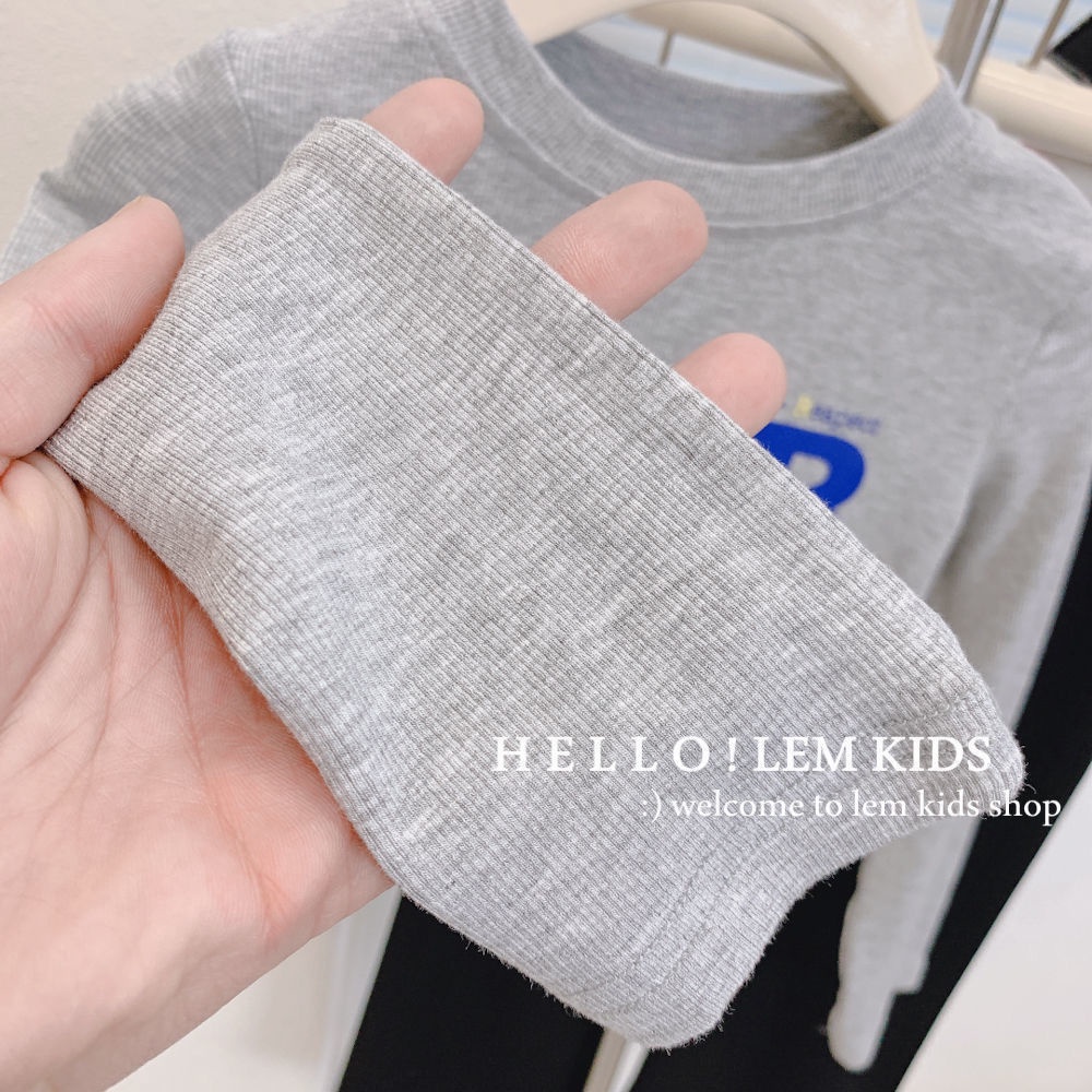 Áo Thun Tay Dài Phong Cách Hàn Quốc Cho Bé Gái 1-9 Tuổi