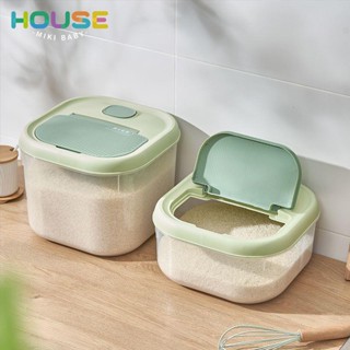 [MBH]Thùng gạo thông minh 6-10kg nhựa PP nắp lật, chống ẩm côn trùng vi khuẩn hiệu quả