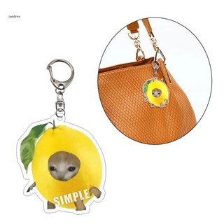 ✿ móc khóa hình mèo chanh dễ thương