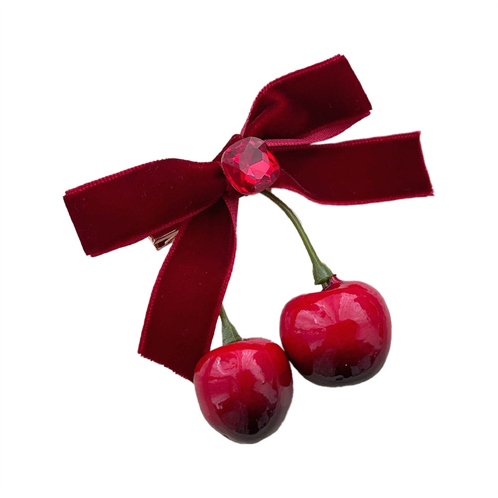 Kẹp Tóc Hình Quả cherry Dễ Thương Thời Trang 2023