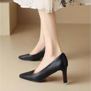 Size Station - Giày cao gót basic da trơn 6cm 600055