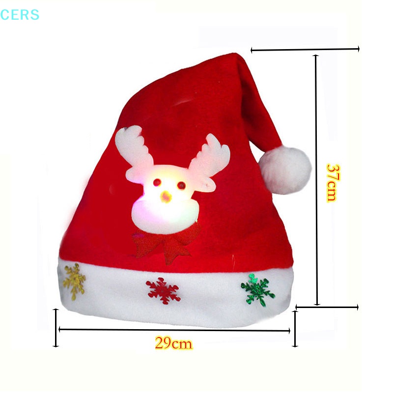 Mũ Hóa Trang Ông Già Noel Có Đèn led Dễ Thương Cho Người Lớn Và Trẻ Em