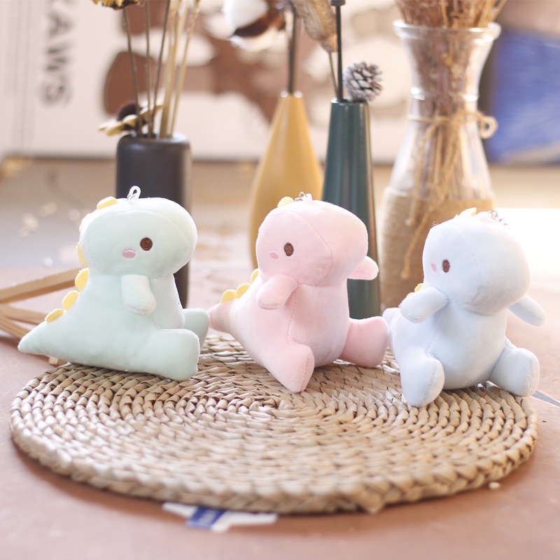 Thú Nhồi Bông Hình Khủng Long Đang Ngồi Dễ Thương 12cm