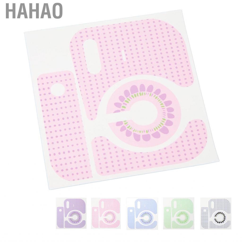 Hahao Body Stickers Polka Dot Sunflower Pattern PVC Creative Decorative Decal for Instax Mini12 Instant Camera DIY