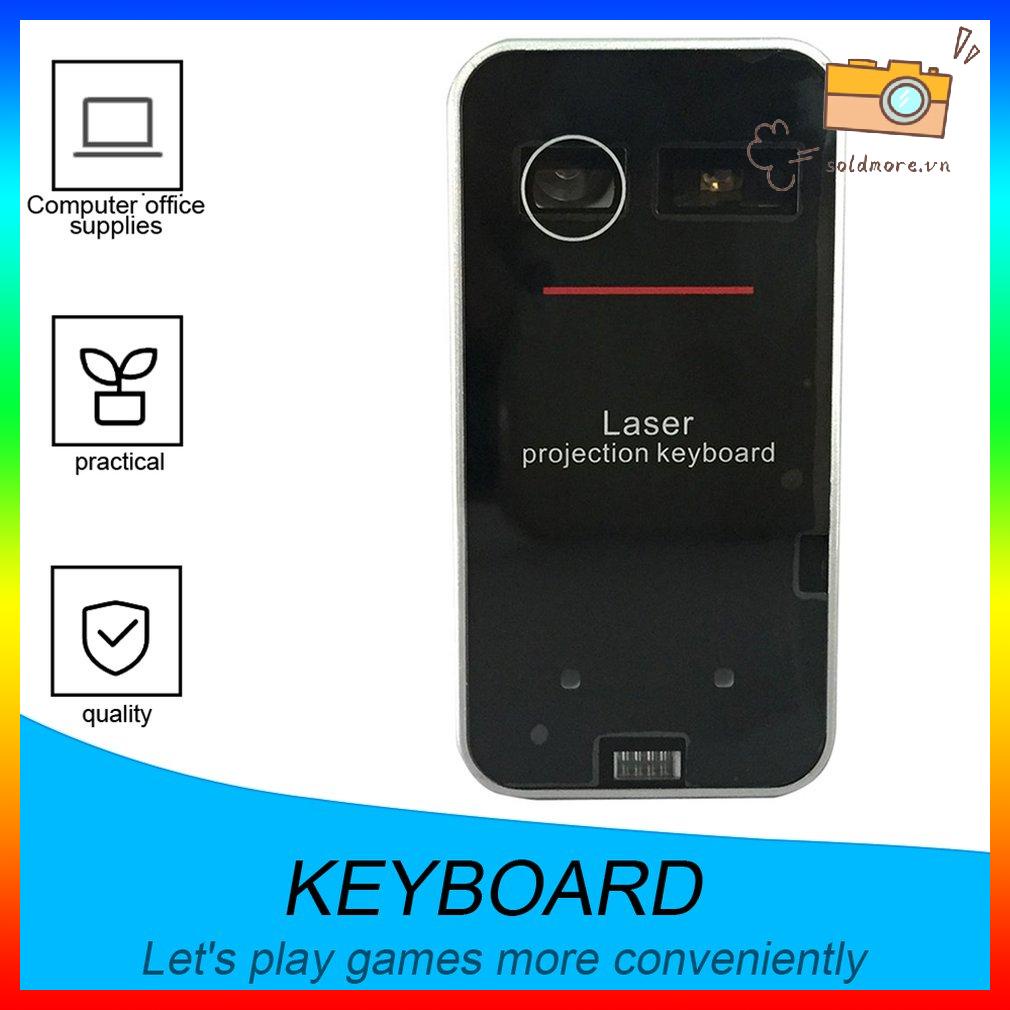 Bàn phím và chuột chiếu ảo cầm tay mini Laser dành cho máy tính bảng