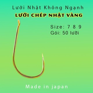 Lưỡi Câu Chép Nhật Vàng