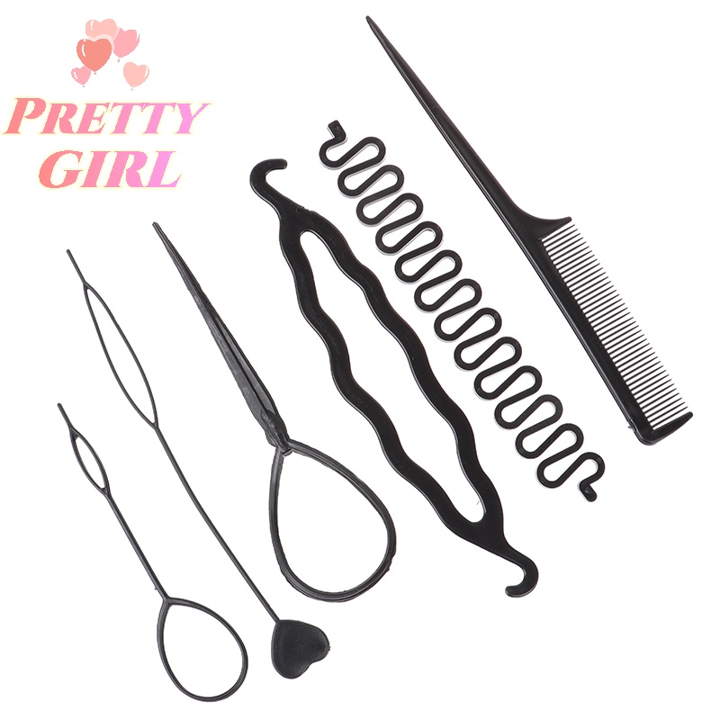 Bộ 6 Dụng Cụ Uốn Tóc Cho Bé Gái