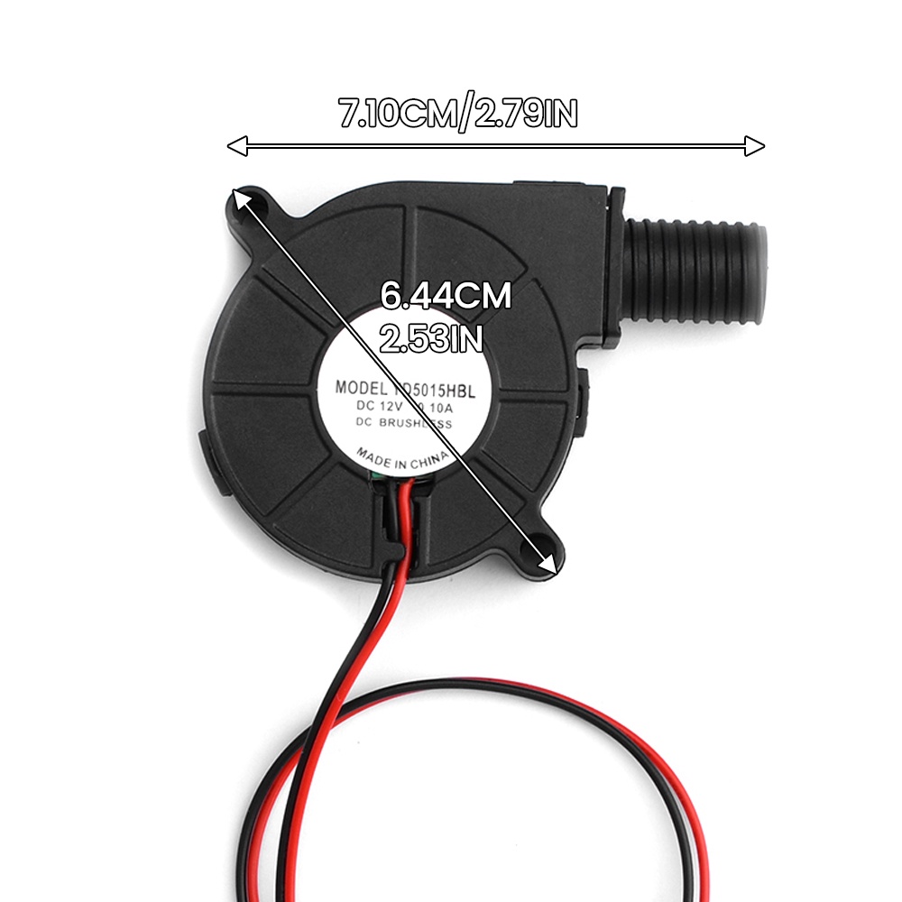 Gaqee dc Quạt Tản Nhiệt Không Chổi Than 5cm 5015 dc 12v Cho Máy In 3d