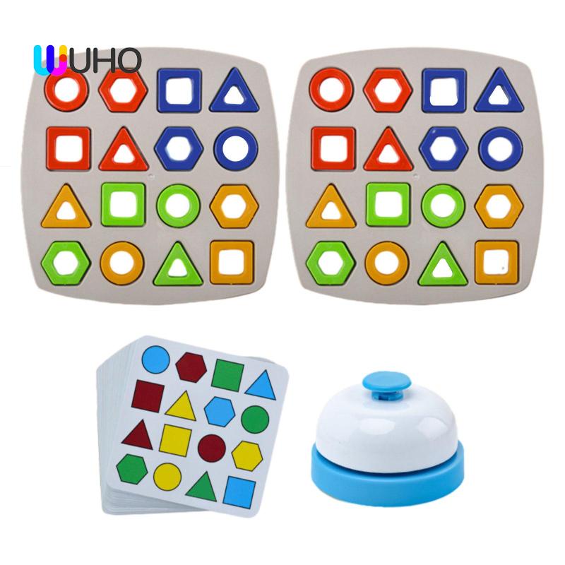 Bộ Đồ Chơi board game Động Cơ Bước Montessoessori Hình Học Nhiều Màu Sắc Nhận Biết Sớm Dành Cho Trẻ Em