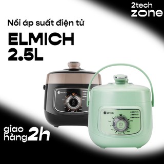 Nồi áp suất cao cấp elmich pcs-1805/ pce-1805 đa chức năng nấu dung tích 2,5l nhỏ gọn