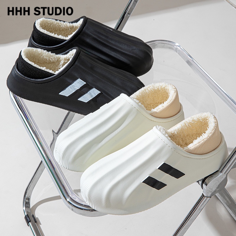 HHH  Dép bông Dép Lông đi trong nhà ĐẾ CAO SU Điều chỉnh được Siêu nhẹ Tự nhiên Linh hoạt FMR23B0RK5 47Z231122