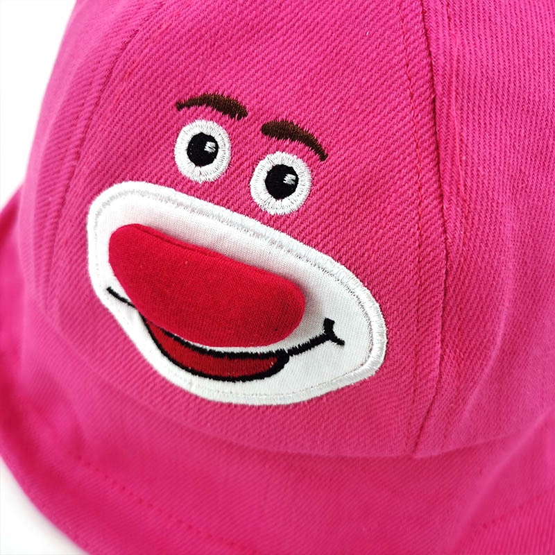 Lotso Nón Tai Bèo Vải cotton canvas Thêu Họa Tiết Gấu Và Dâu Tây Đáng Yêu Thời Trang Xuân Thu Cho Bé