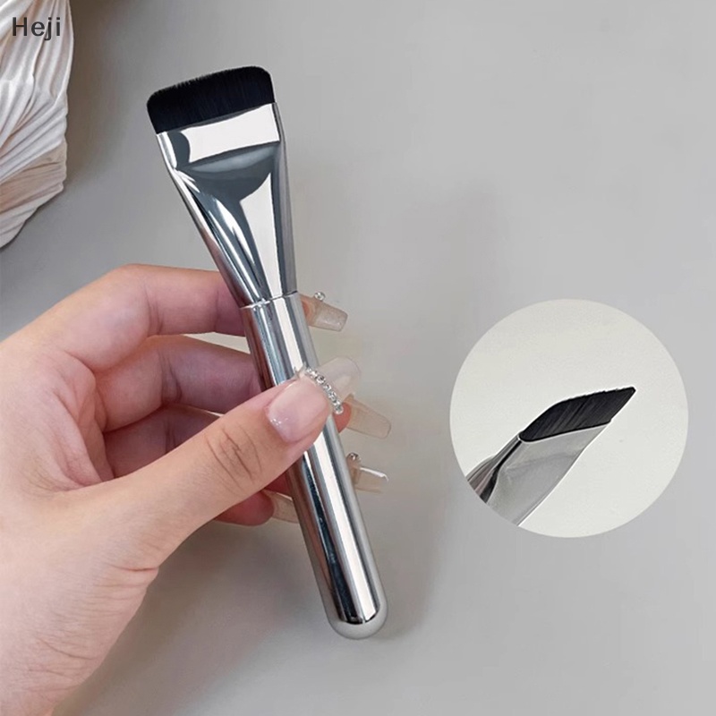 Cọ Trang Điểm Nền heji Siêu Mỏng Nhẹ Dạng Phẳng Để Đánh Khối Cho Kem Nền vn