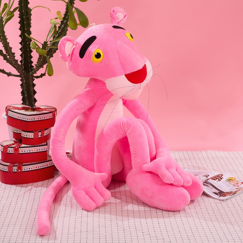 Gấu bông Báo hồng có áo cực mềm mại chân dài cute - Gấu bông hoạt hình - Thú nhồi bông nhập khẩu - Gấu bông giá rẻ