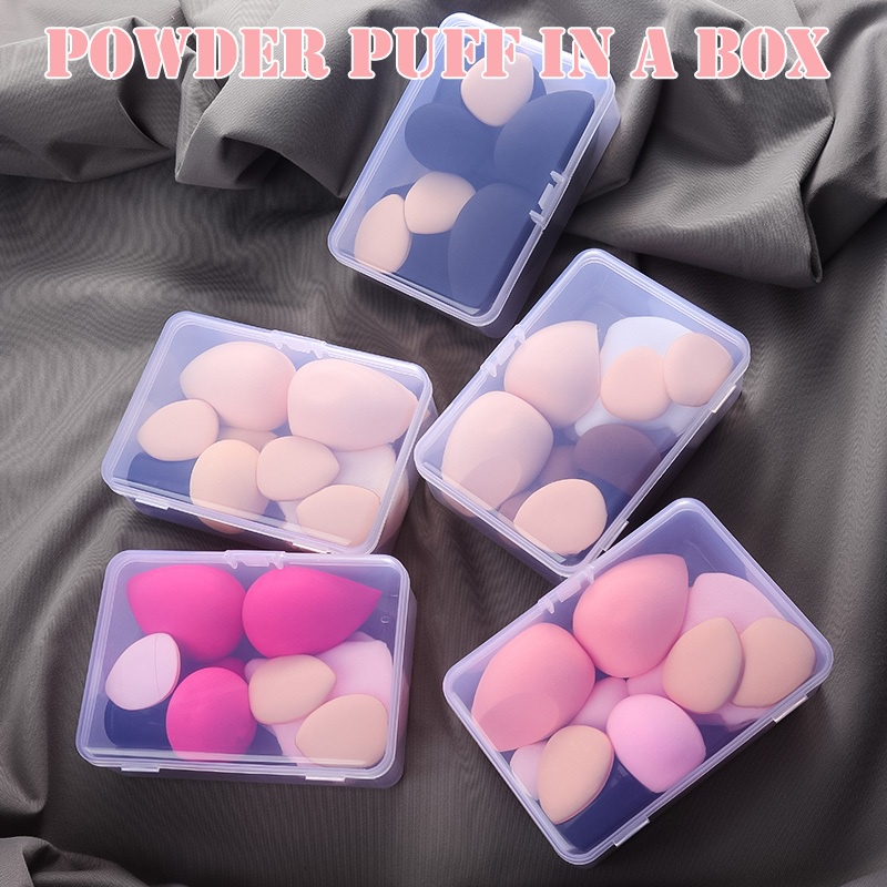 Set 10 Bông Mút Trang Điểm Chuyên Dụng