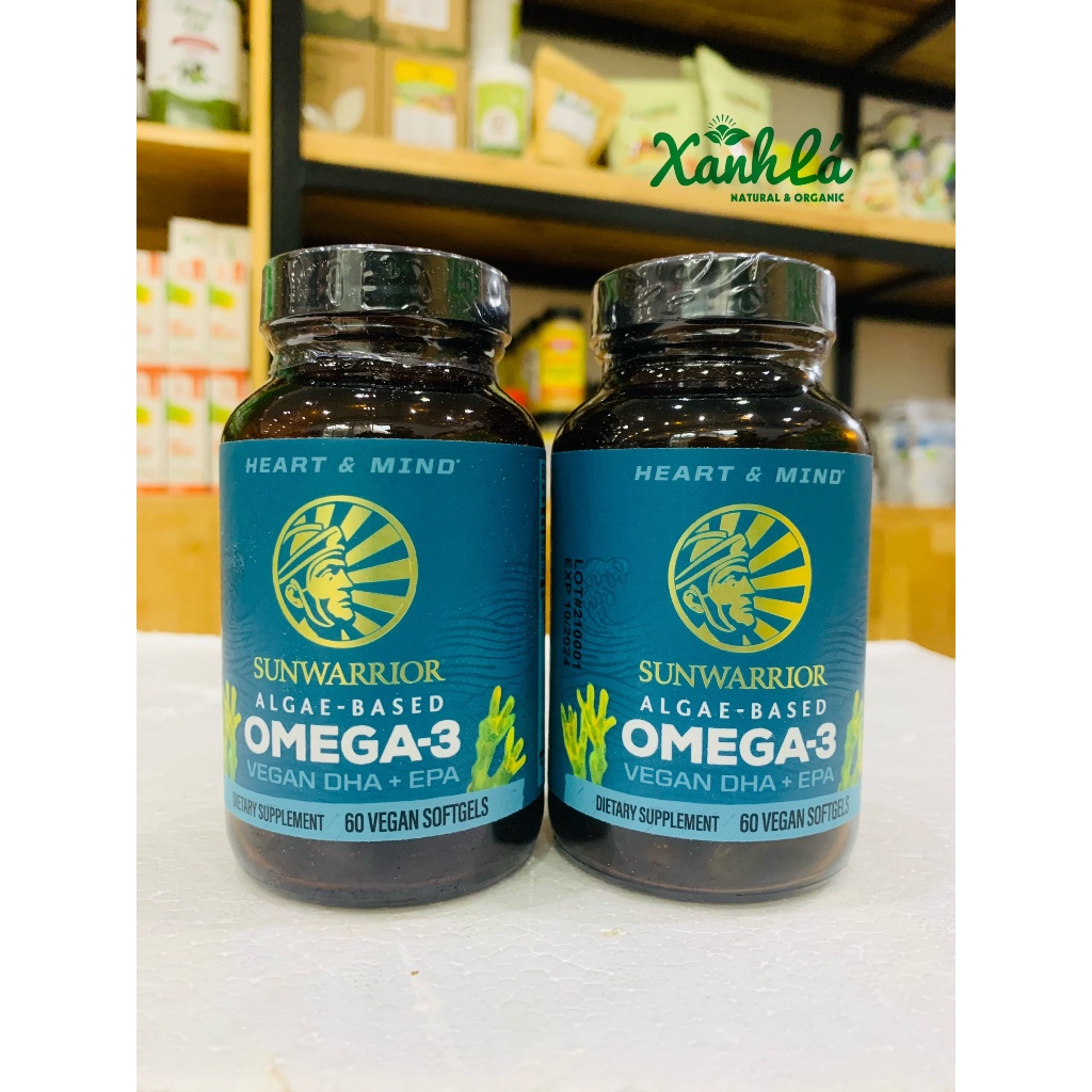 Omega 3 từ tảo Sunwarrior Vegan DHA và EPA ORGANICHOME
