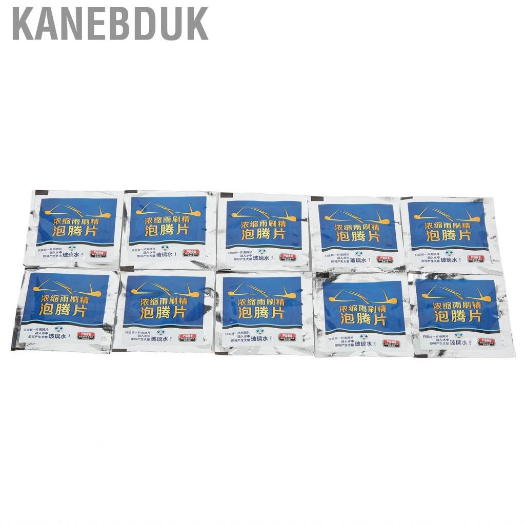 Kanebduk Windscreen Washer Fluid Concentrate  Windshield Tablets Effervescent Blue 10pcs for Car Kitchen