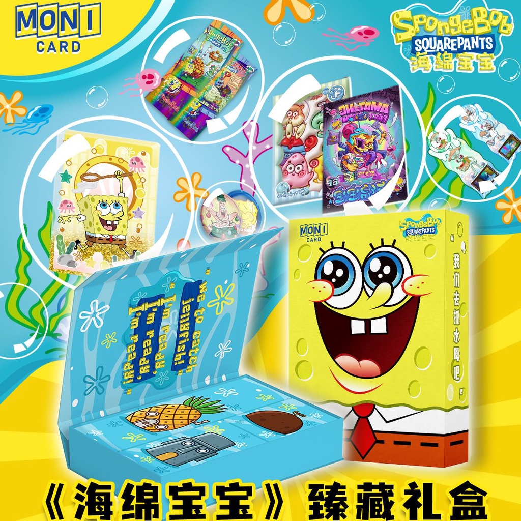 Bộ Sưu Tập Thẻ Bài Trò Chơi mystery board game spongebob squarepants first bullet