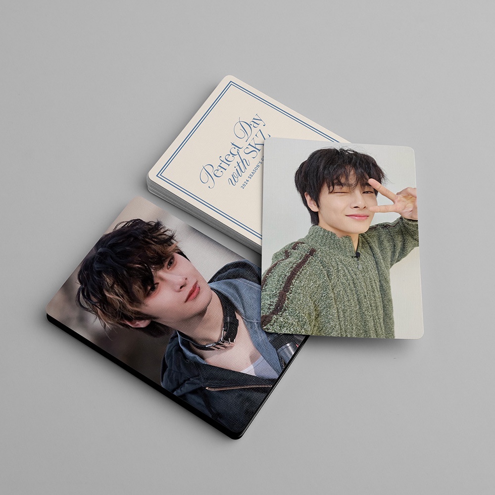 Stray Kids Album 2024 Perfect Day with SKZ Photocard Lomo Card Postcard 55 chiếc / hộp