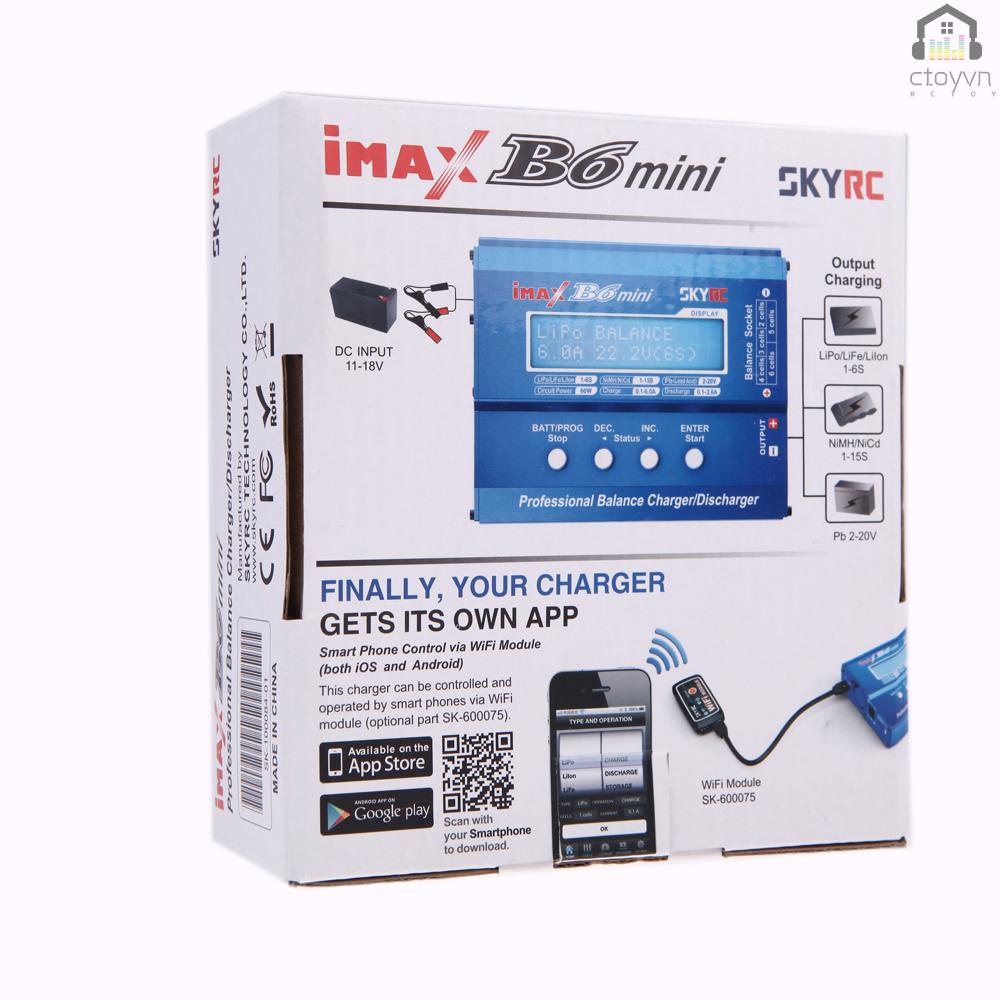 Bộ Sạc Cân Bằng Chuyên Nghiệp skyrc imax b6 mini Cho Pin Sạc rc lipo