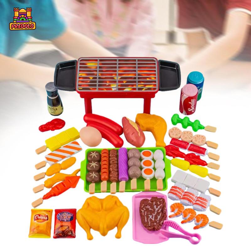 Bộ Đồ Chơi Bếp Nướng Thịt bbq Ngoài Trời Dành Cho Trẻ Em