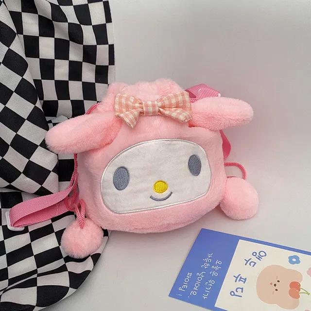 Kawaii sanrio Túi Xách tote Đeo Vai Nhồi Bông Dễ Thương Làm Quà Giáng Sinh Cho Bạn Gái