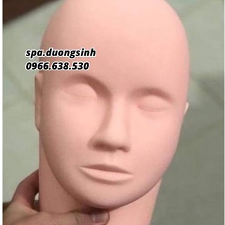 Đầu canh tập massage, đầu manocanh ấn huyệt, nối mi mát xa