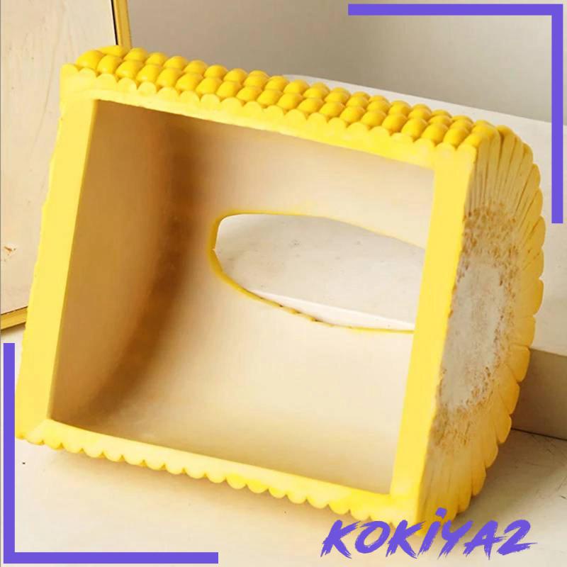 Hộp Đựng Khăn Giấy Hình Quả Bắp Ngộ Nghĩnh Dễ Thương Trang Trí Văn Phòng / Phòng Ngủ