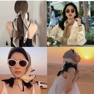Khăn Quàng Cổ Lụa Hình Vuông 
