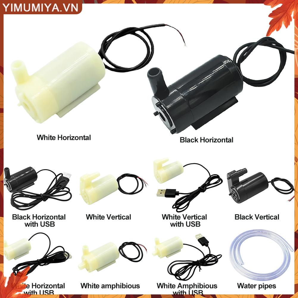 ☼Yimumiya ☼ Máy Bơm Nước mini dc 3v 5v Cổng usb Cho Bể Cá