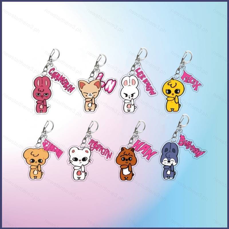 Ye straykids Sk Zoo Phụ Kiện Móc Khóa acrylic bang chan know seo chang-in felix han seung min Hy Junjin